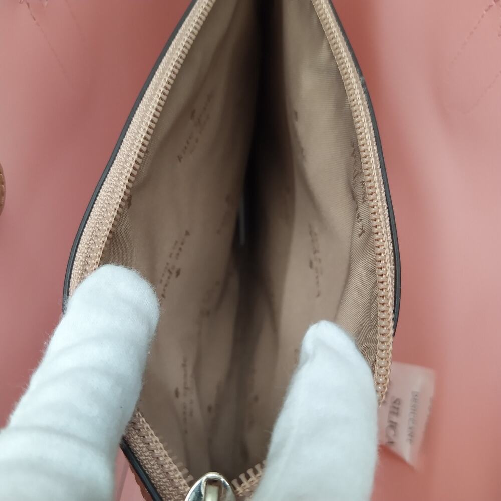 Kate Spade New York Beige Leather Double Handles Tote Bag - NWT $359 - Picture 11 of 16